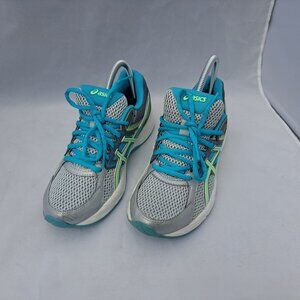 Asics Womens Gel Contend 3 T5F9N Silver Running Shoes Sneakers Size 8